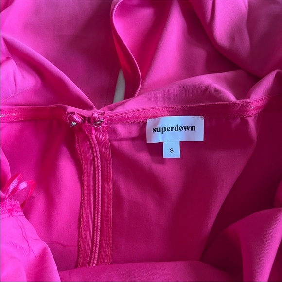 Superdown Catalina Ruffle Tube Mini
Dress Hot Pink S - Picture 4 of 6